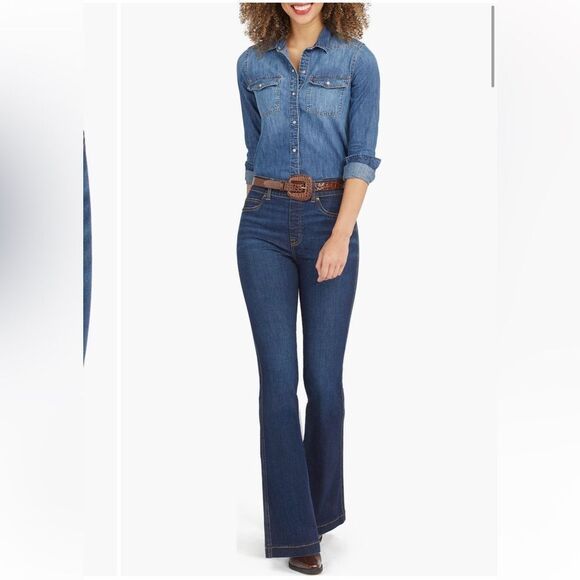 Spanx Flare Jeans NWT - Picture 2 of 6